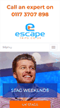 Mobile Screenshot of escapetrips.co.uk